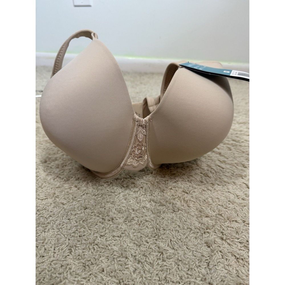 Vanity Fair Women's Beauty Back Smoothing Minimizer Bra Damask Neutral Size 34H - Picture 5 of 15
